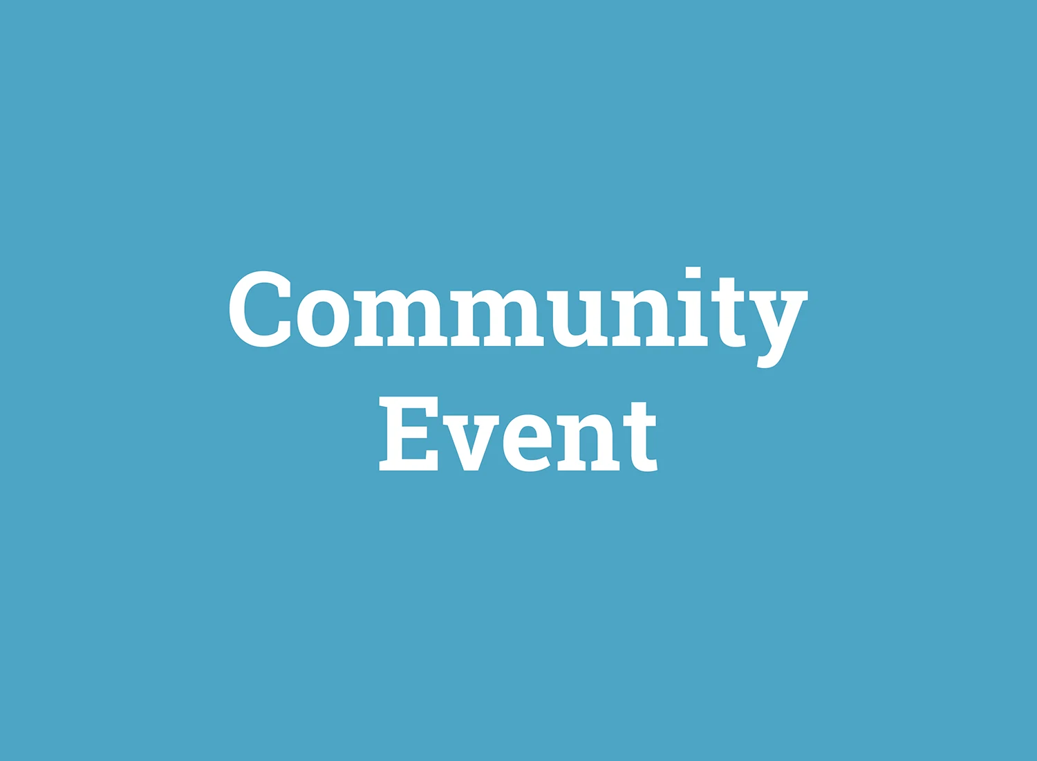 Prince Edward County Community Event