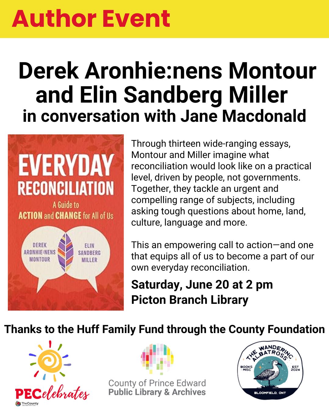 Author Event – Everyday Reconciliation