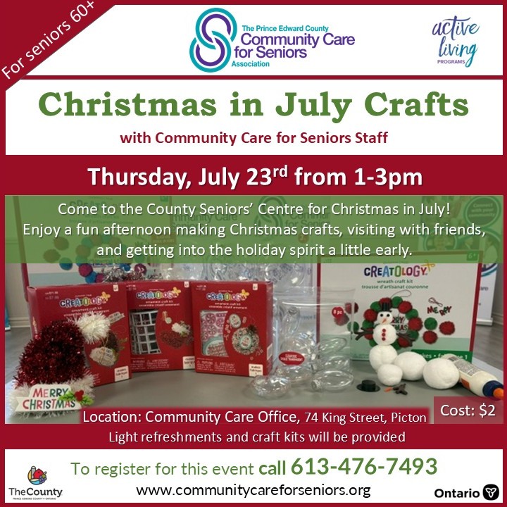 Christmas in July Christmas Crafts